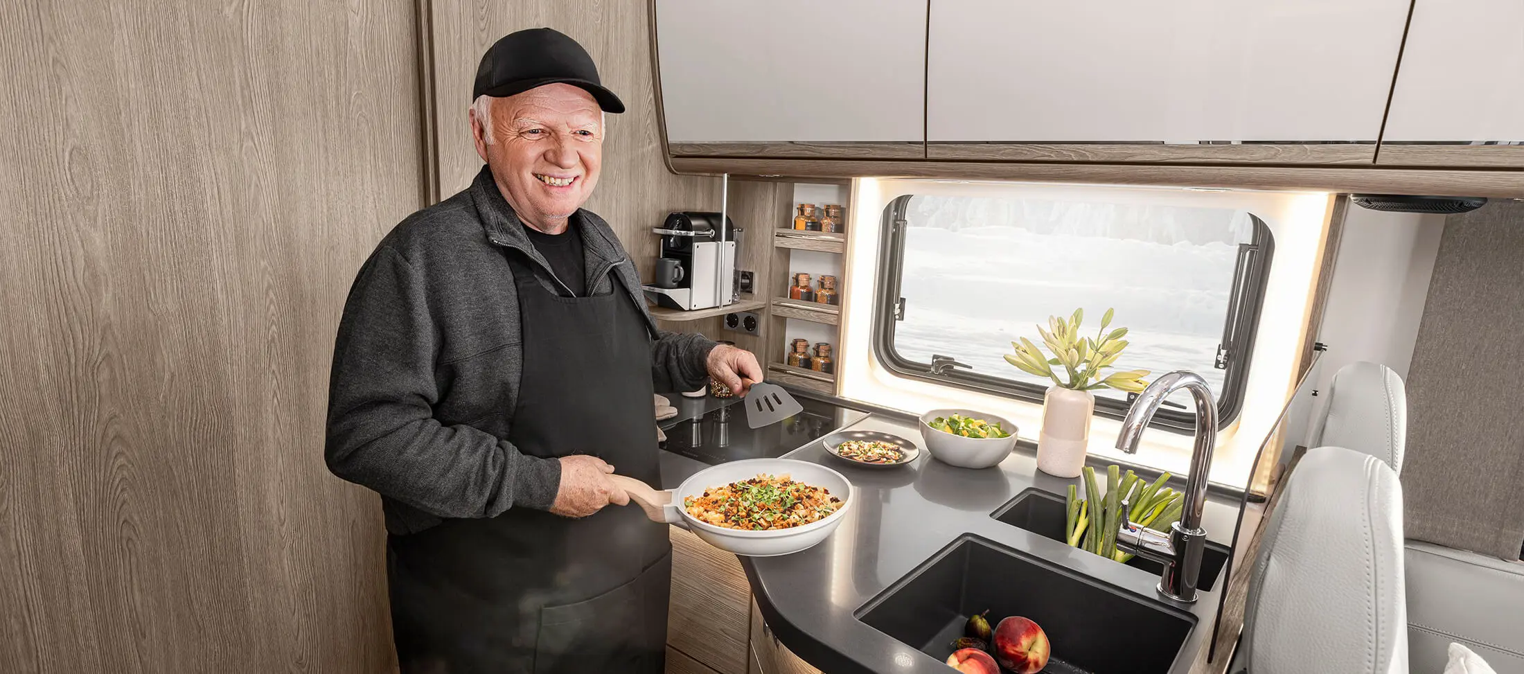 Morelo Palace Motorhome Kitchen
