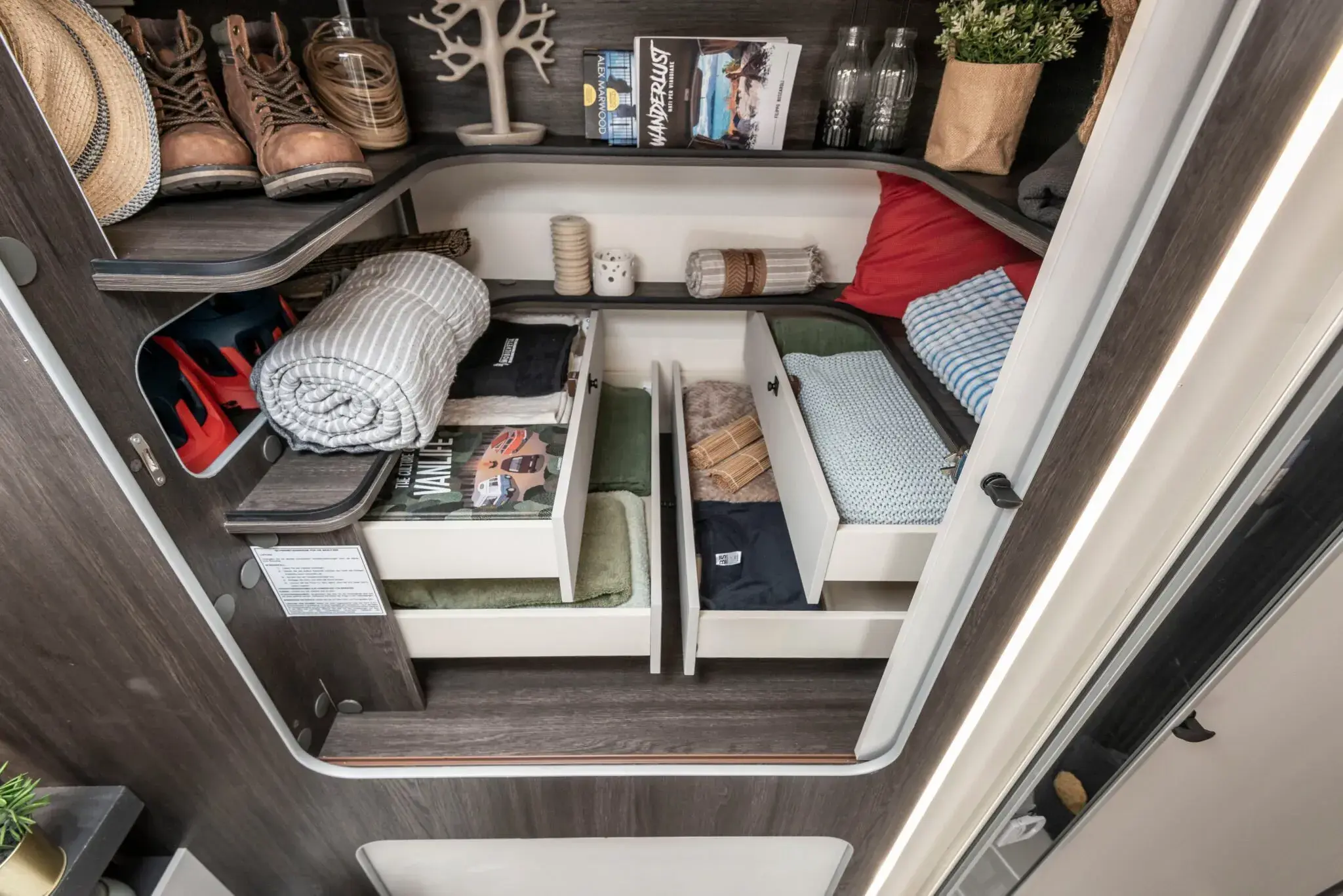 Mobilvetta Kea Kompact 55 Motorhome Storage