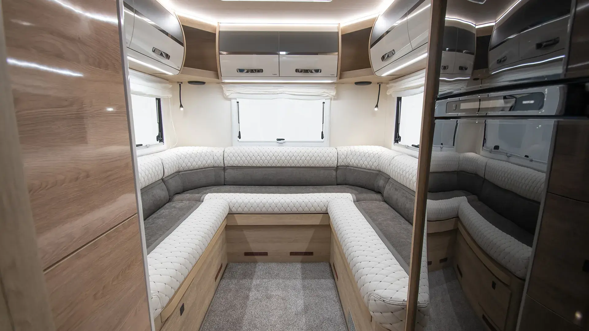 K Yacht 95 Rear Lounge