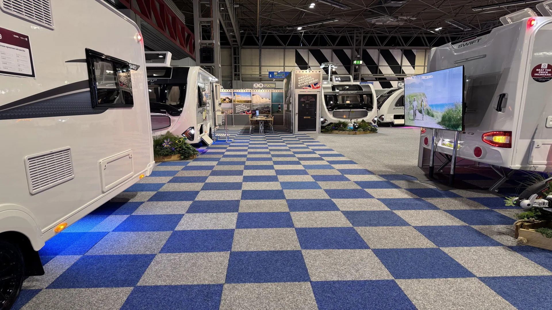 Glossop Caravans Stand.3