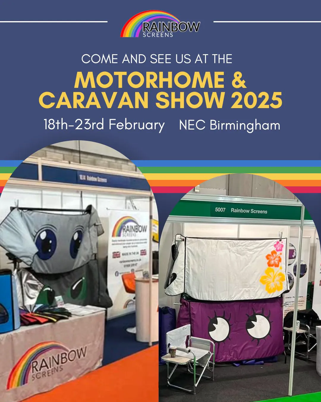 Rainbow Screens Stand