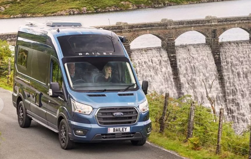 Bailey Endeavour B63 2 Berth High Top Campervan Exterior On Road