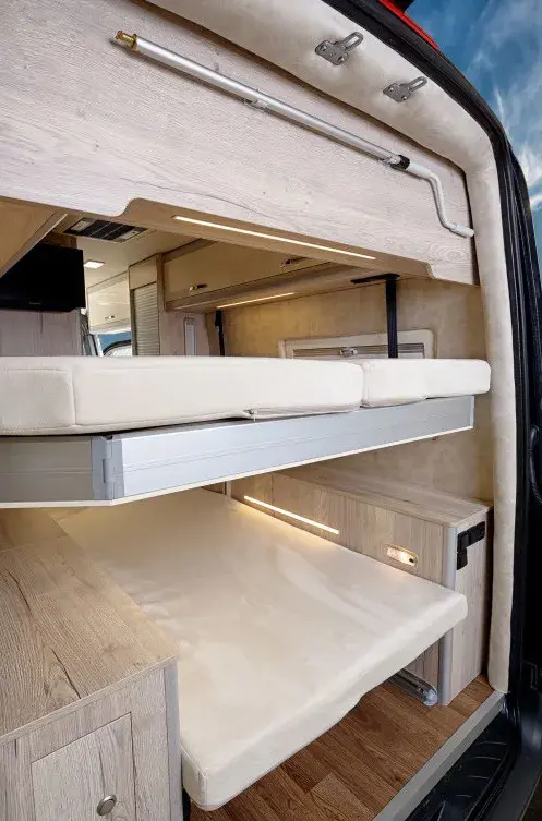Mega Mobil 4X4 Inside Sleeping