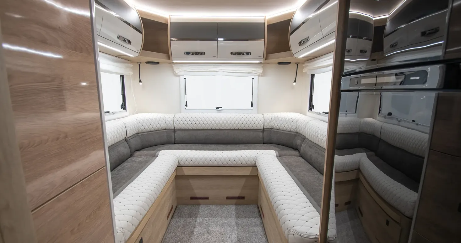 K Yacht 95 Rear Lounge
