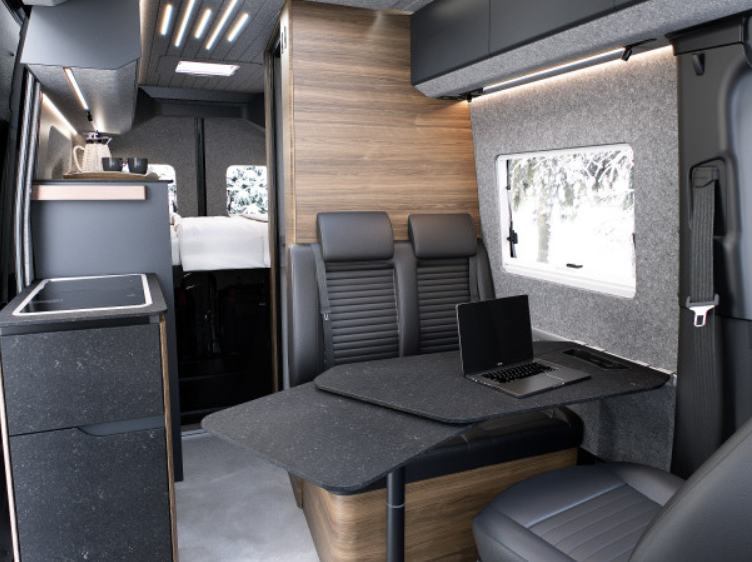 Adria Supertwin Mercedes 4 Wheel Drive Campervan Inside